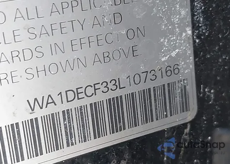 2020 Audi Q3 Premium 45 Tfsi S Line Quattro Tiptronic z USA, uszkodzony, nr VIN WA1DECF33L1073166